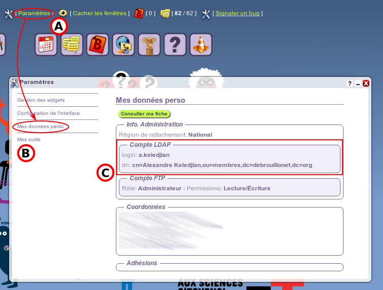 Recuperer son dn ldap dans la Bidull Recuperer son dn ldap dans la Bidull